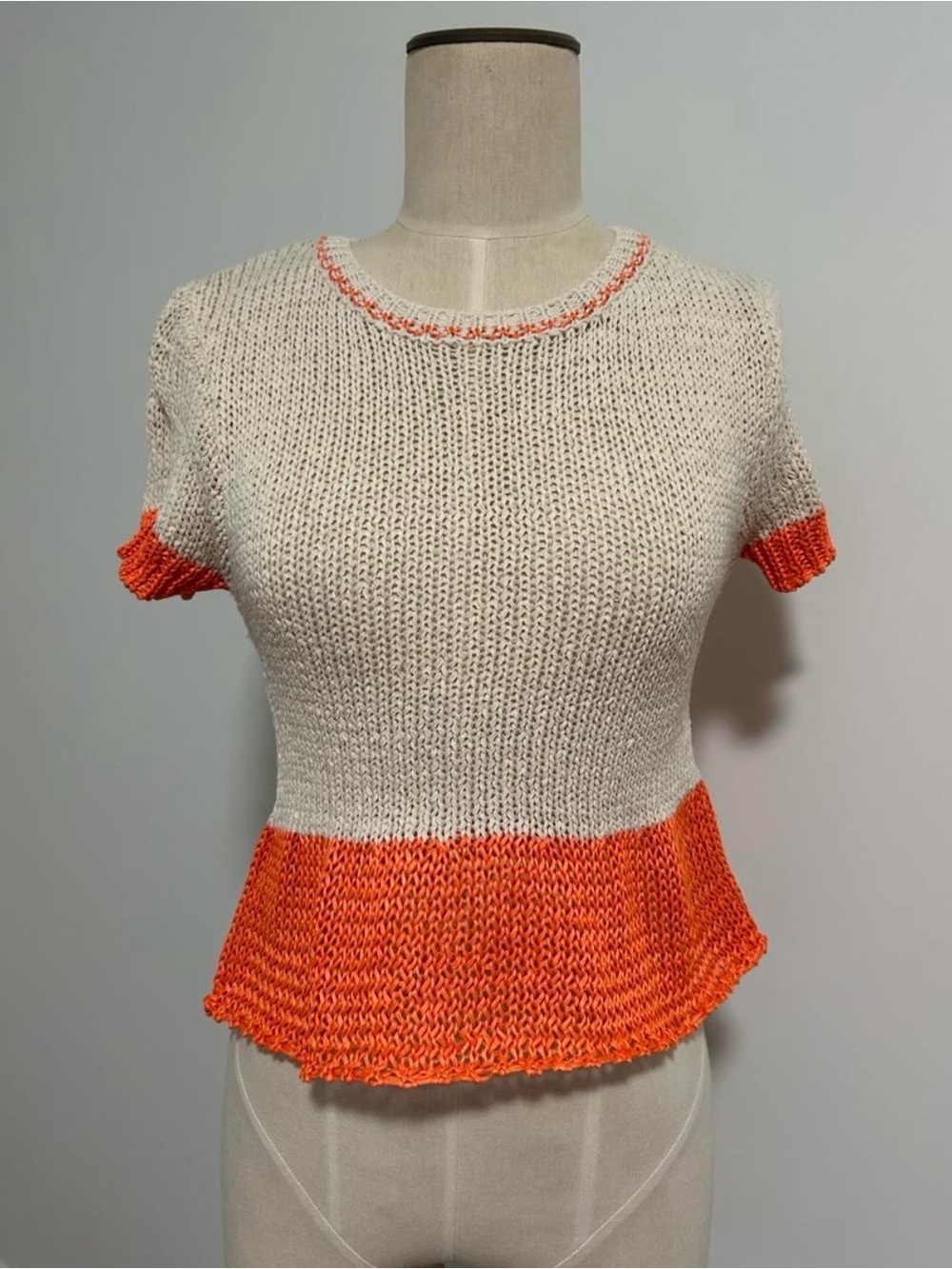 Zara Knit Peplum Top